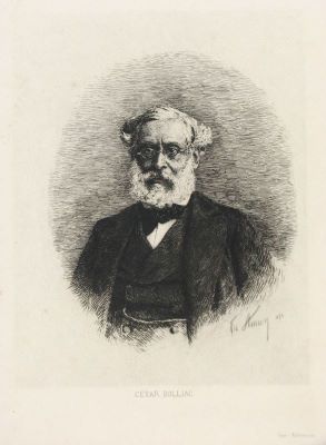 gravură - Aman, Theodor; Cezar Bolliac