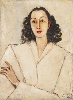 pictură de șevalet - Rădulescu, Magdalena; Autoportret