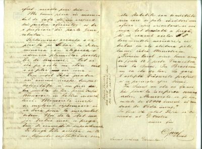 scrisoare - Moise  Groza; Groza Moise către socrul său, Iacob Mureșianu