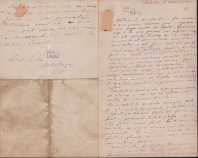 scrisoare - Groza, Moise; Groza Moise către soția sa, Elena