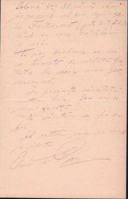 scrisoare - Groza, Moise; Groza Moise către cumnatul, dr. Mureșianu Aurel