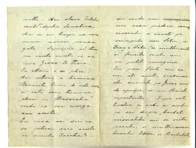 scrisoare - Groza, Elena; Groza Elena către Mureșianu Iacob