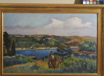pictură de șevalet - Iser, Iosif; Peisaj din Bosfor