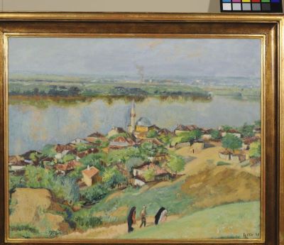 pictură de șevalet - Iser, Iosif; Peisaj la Turtucaia