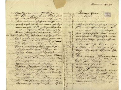 scrisoare - Groza, Moise; Groza Moise către socrul său, Iacob Mureșianu