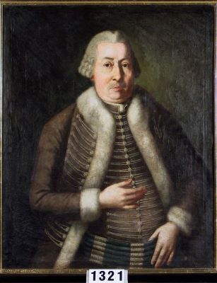 pictură de șevalet - anonim transilvănean; Comitele Samuel von Baussnern