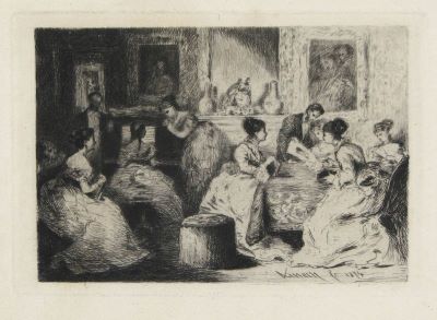 gravură - Aman, Theodor; Concert