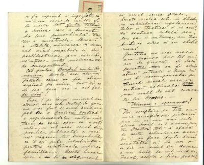 scrisoare - Groza, Moise; Groza Moise către socrul său, Mureșianu Iacob
