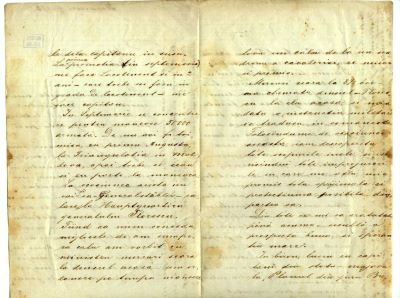 scrisoare - Moise Groza; Groza Moise către socrul său, Iacob Mureșianu