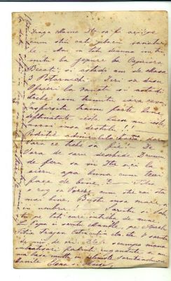 scrisoare - Groza, Elena; Groza Elena către mama sa, Mureșianu Sevastia