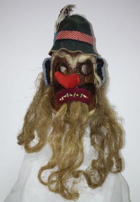 mască de cap - Nicolae Popa,n.1919; Mască de Țigan
