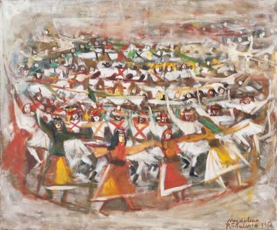 pictură de șevalet - Rădulescu, Magdalena; Horă