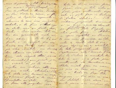 scrisoare - Groza, Elena; Groza Elena către Mureșianu Sevastia