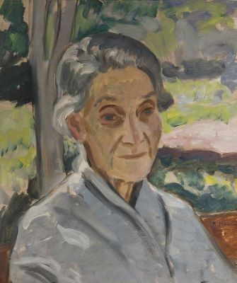 pictură de șevalet - Maniu-Mützner, Rodica; Mama artistei