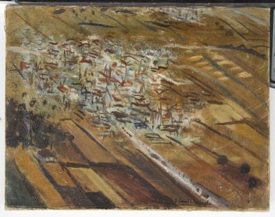 pictură de șevalet - Eleutheriade, Micaela; Decolare la Viena