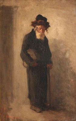 Pictură de șevalet - Grigorescu, Nicolae; Evreu bătrân