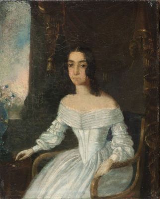 pictură de șevalet - Rosenthal, Constantin Daniel; Portretul Elenei Manu (?)