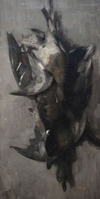 Pictură de șevalet - Grigorescu, Nicolae; Vânat