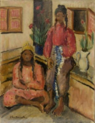 pictură de șevalet - Eleutheriade, Micaela; Tătăroaice