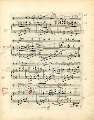 Partitură muzicală - George Enescu; 2me Sonate pour piano et violon [op. 6]