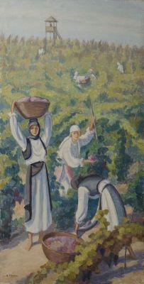 pictură de șevalet - Maniu-Mützner, Rodica; Femei la vie