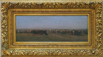 Pictură de șevalet - Grigorescu, Nicolae; Bâlciul