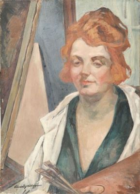 pictură de șevalet - Wepper, Mina Byck; Autoportret