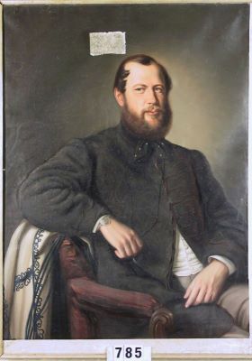 pictură de șevalet - Nendtwich, Jenő (în registrul inventar: Nendwitch); Baronul Adalbert von Gerlitzi