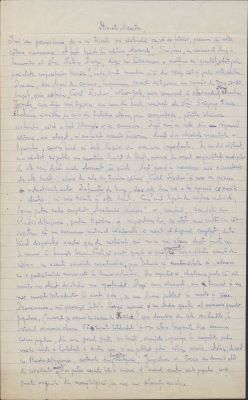 Scrisoare - Ion Stroescu; Ion Stroescu către George Enescu