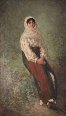 Pictură de șevalet - Grigorescu, Nicolae; Țărancă