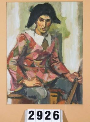 pictură de șevalet - Iser, Iosif; Arlechin