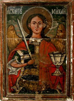 icoană - Gheorghe fiul lui Iacov; Arhanghelul Mihail