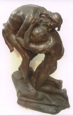 Sculptură - Dubois, Ernest-Henri; Iertarea fiului risipitor