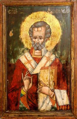 icoană - Iacov din Rășinari; Sf. Nicolae
