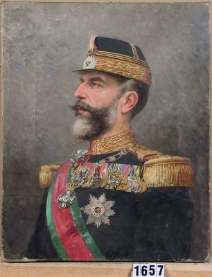 pictură de șevalet - Ajdukiewicz, Tadeusz; Regele Carol I