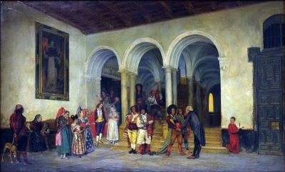 Pictură de șevalet - Bádenes, Bernardo Ferrándiz; Căsătorie civilă