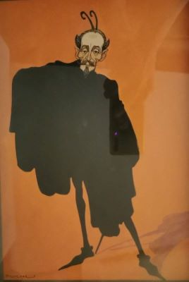 Caricatură - Murnu-Gheorghiades, Aristomene (Ary Murnu); Alexandru Djuvara