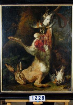 Pictură de șevalet - Valkenburg, Dirk (în RI: Vermoelen, Jacob Xavier); Vânat mort