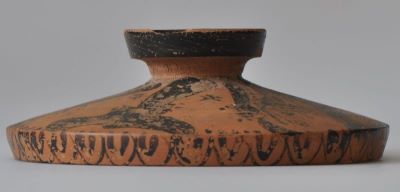 Vase cu figuri roșii - Painter of Reading Lekanis; Capac lekanis
