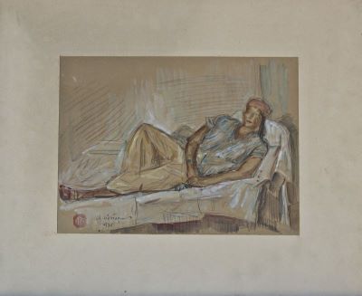 Grafică - Petrașcu, Gheorghe; Odaliscă