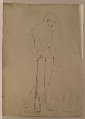 Grafică - Tattarescu, Gheorghe; Studiu de nud