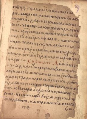 Manuscris; [Octoih mic]