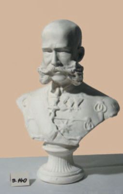 Bust - anonim; Împăratul Franz Joseph I
