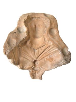 Tipar ceramic pentru teracote - bustul Isidei