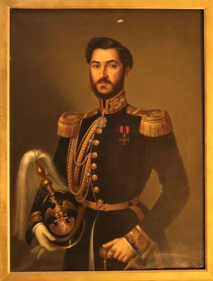 Pictură de șevalet - Tattarescu, Gheorghe; Colonelul Ioan Cornescu