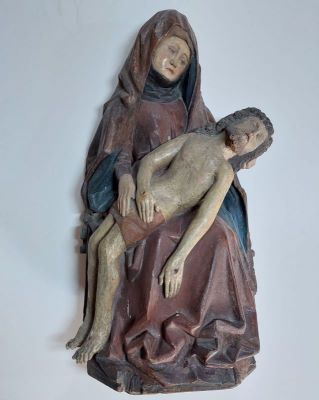 alto-relief - anonim german; Pieta