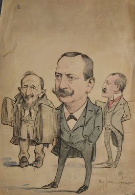 Caricatură - Petrescu-Găină, Nicolae; Din baroul capitalei