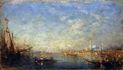 Pictură de șevalet - Ziem, Félix; Bosforul