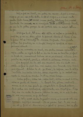 Manuscris - Documentul a fost redactat de Ion Minulescu.; Discurs funebru, nedatat, redactat de Ion Minulescu cu prilejul morții lui Șt. O. Iosif.