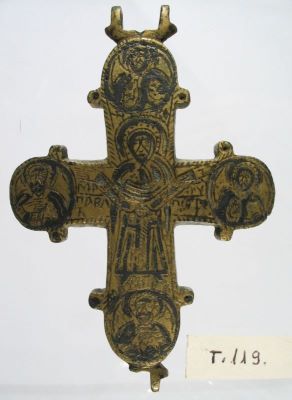 Engolpion (fragment cu partea exterioară) - Necunoscut; Cruce-engolpion